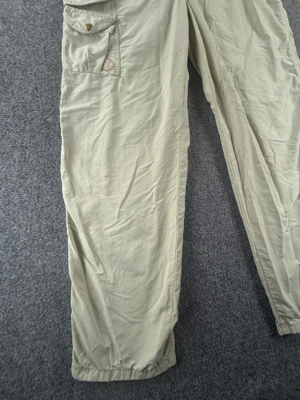 Fjallraven Portugal 38 Pants Hiking Men Beige 62012 Nylon Blend ACTL 33X28